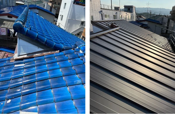 屋根葺き替え工事