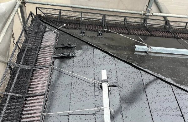 雪止め取付工事